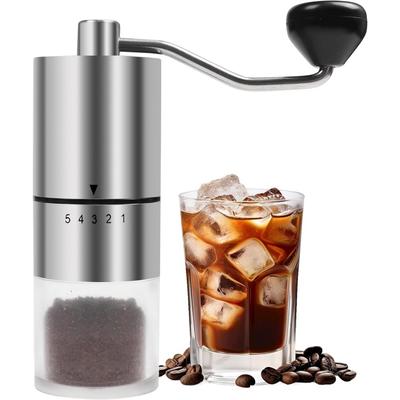 Manual Coffee Grinder With Ceramics Burr For Espresso, French Press, For Home Use and Camping Travel, Coffee Bean Grinders With Hand Crank