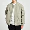 Spring New Men's Simple Solid Color Casual Baseball Collar Flying Suit Jacket