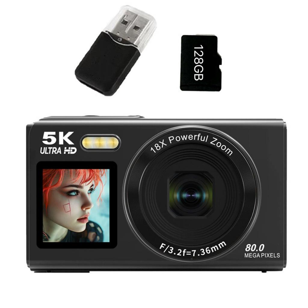 5K Dual Screen HD Selfie Video Camera with WIFI