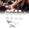 12PCS Screws Washers Included Machine Head Tuner Plastic Material Tuning Key Buttons  For Guitars