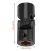 Universal Joint Steering Black Shaft Coupling Motor Connector U Joint Coupler 12x24x56mm