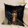 B-Bojack Horseman Cushion Cover Soft Plush Fabric Double-Sided Printed Sofa Cushion Cover For All Seasons Home Decor Gift
