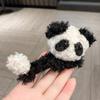 Plüsch-Panda-Form Haarspange/Haargummi/Stirnband Weihnachten Karneval Haargummi für Damen Teenager beim Fotografieren Rutschfest
