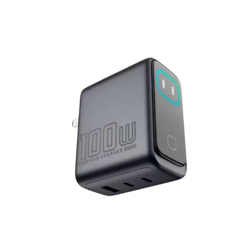 AI Smart 100W Gallium Nitride Multi-Port Charger for Phones & Laptops