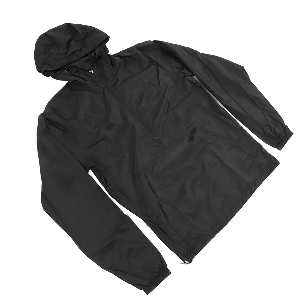 Cycling Windbreaker Cycling Running Jackets Lightweight Waterproof Bike Windbreaker Reflective with Hooded L