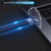 USB A to Type C PD fast charging USB3.1 high-speed hard drive 10Gbps transmission 13CM charging ultra-short portable data cable