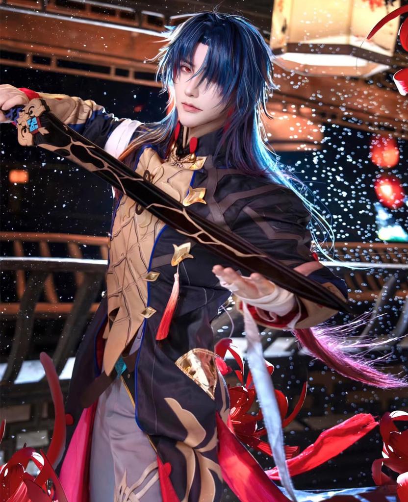 Hokai Star Rail Jin Cosplay Star Core Hunter for School Festivals and Events Star Rail Jin Size [NOKIJP] Costume, Jin, (Haikai Costume, XL)