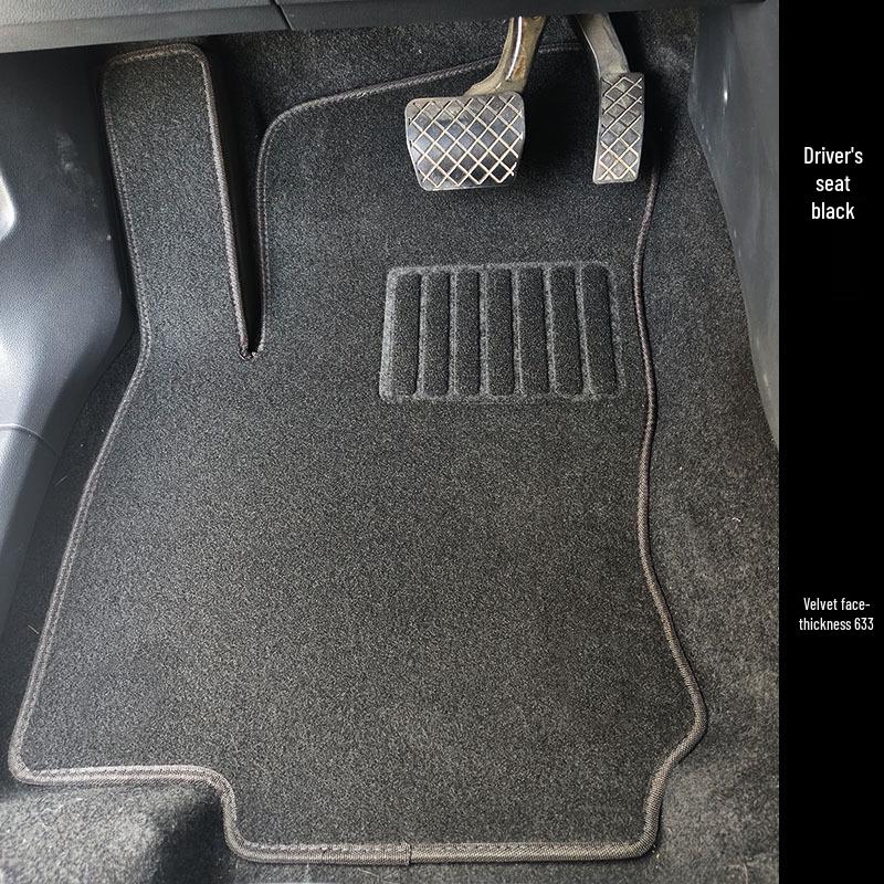 3D Surround Car Floor Mat - Main Driver, Anti-Slip, Suede, Universal Fit