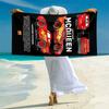 1pc Germanys Aviation Adventure Beach Towel, Highly Absorbent, Soft Comfortable, Yoga, Swimming, Fitness, Camping, Beach Activities. B730049