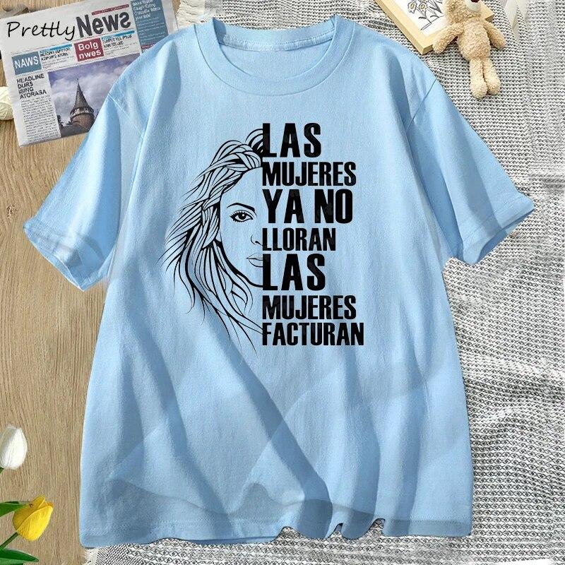 Tricou Shakira Las Mujeres Ya No Lloran Vara Femeii Don't Cry Tricou Citate Tricouri Haine unisex Las Mujeres Facturan Tricouri unisex