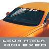 For Seat Ibiza Leon Arona Ateca Altea Arosa Exeo Tarraco Toledo Accessories Car Front And Rear Windshield Stickers and Decals