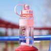 PVC Stay Hydrated During Outdoor Activities With Water Bottle With Straw Wide Application Water Cup pink 600ml