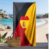 Spain Football Print Beach Towel Quick Dry Super Absorbent Soft Bath Towel for Swimming Beach Travel Fan Souvenir Gift