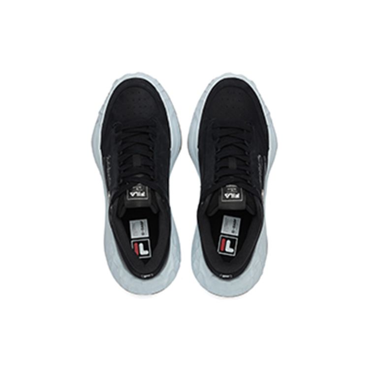 Mihara Yasuhiro X Fila FM-15 Fabric Two-Layer Cowhide Casual Fashion Low-Top Sneakers Men Sneakers Black F12M214201FBK
