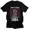 Camiseta George Orwell Big Brother 1984 para Homem 100% Algodão Camiseta Casual Manga Curta Slim Fit Roupa Presente