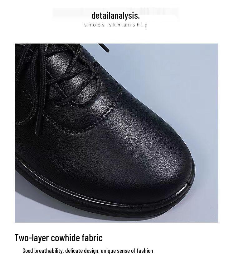 Women's Black Soft Leather Anti-Slip Loafers for Long Hours in Hotel Kitchens
