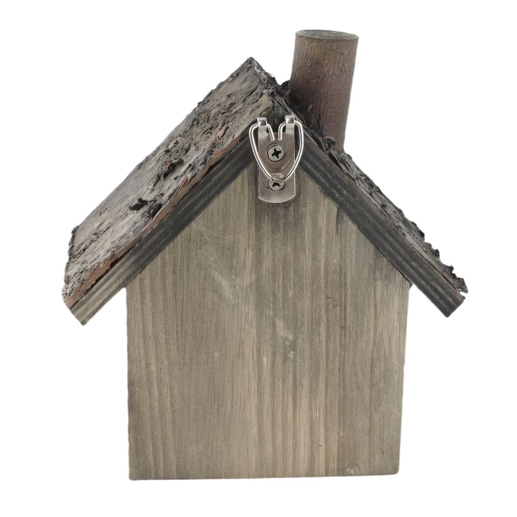 Wooden Hanging Bird House Wet Proof Bird Resting Place for Home Garden Yard Pet Supplies