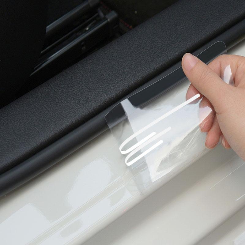 1Pcs Transparent Car Trunk Badge Protective Sticker Car Accessories For Mercedes Benz AMG GLE GLS GLC CLA GLB ML W204 W206 W205 W212 W203