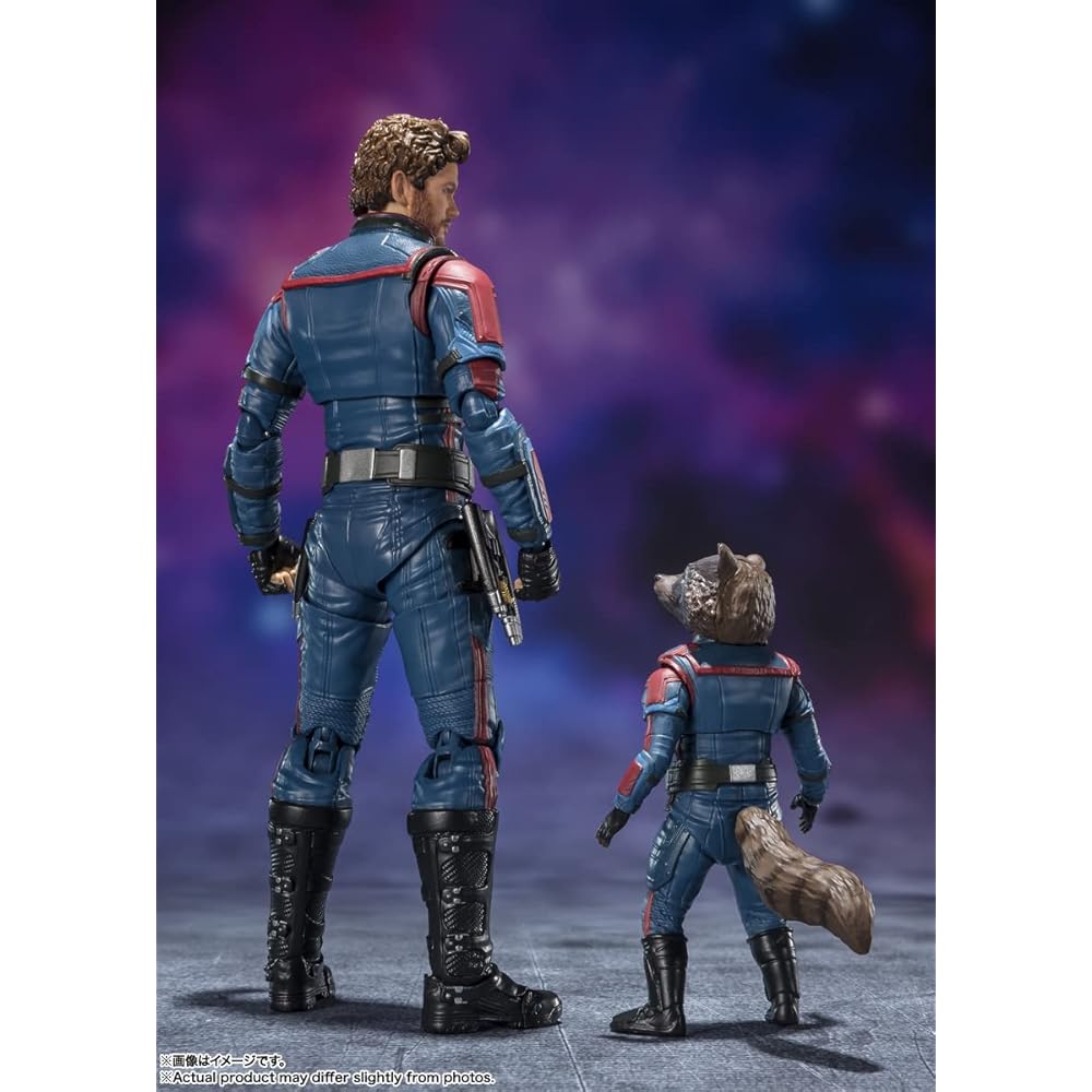 TAMASHII NATIONS S.H. Figuarts Star-Lord & Rocket Raccoon 150mm PVC & ABS Action Figure Guardians of the Galaxy Volume 3