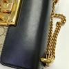 [Pre-Owned] Padlock Moonlight Treasure Box Series Metal Lock Logo Canvas And Leather Crossbody Bag Small - Very Good #1OOWI87