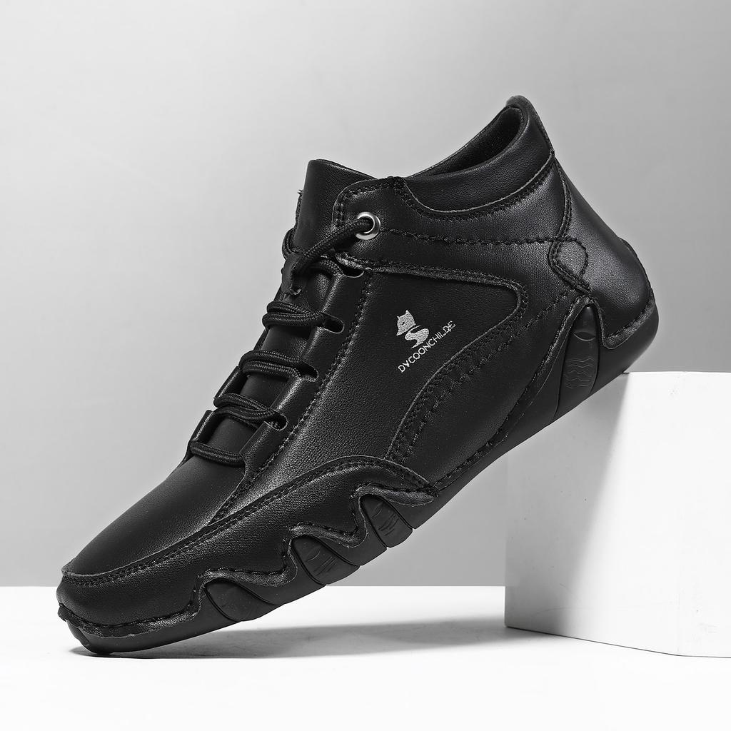 Octopus Herrenschuhe beliebte High-Top Martin Stiefel Herbst und Winter Herren Freizeitschuhe kurze Stiefel Fuchsschuhe