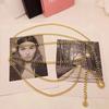 European and American Street Photography Retro Simple Tassel Portrait Waist Chain Women's Dress Belt Accessories Fashion Trendy