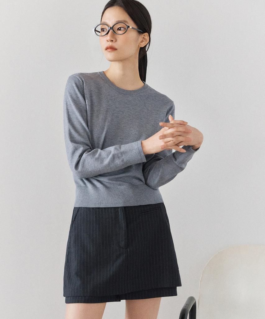 MIXXO [Essential] Round Neck Pullover_Miwkag320T