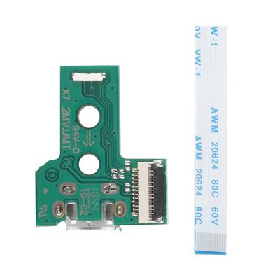 USB Nabíjecí deska Port Zásuvka Nabíječka JDS-030 pro ovladač PS4 Plochý kabel