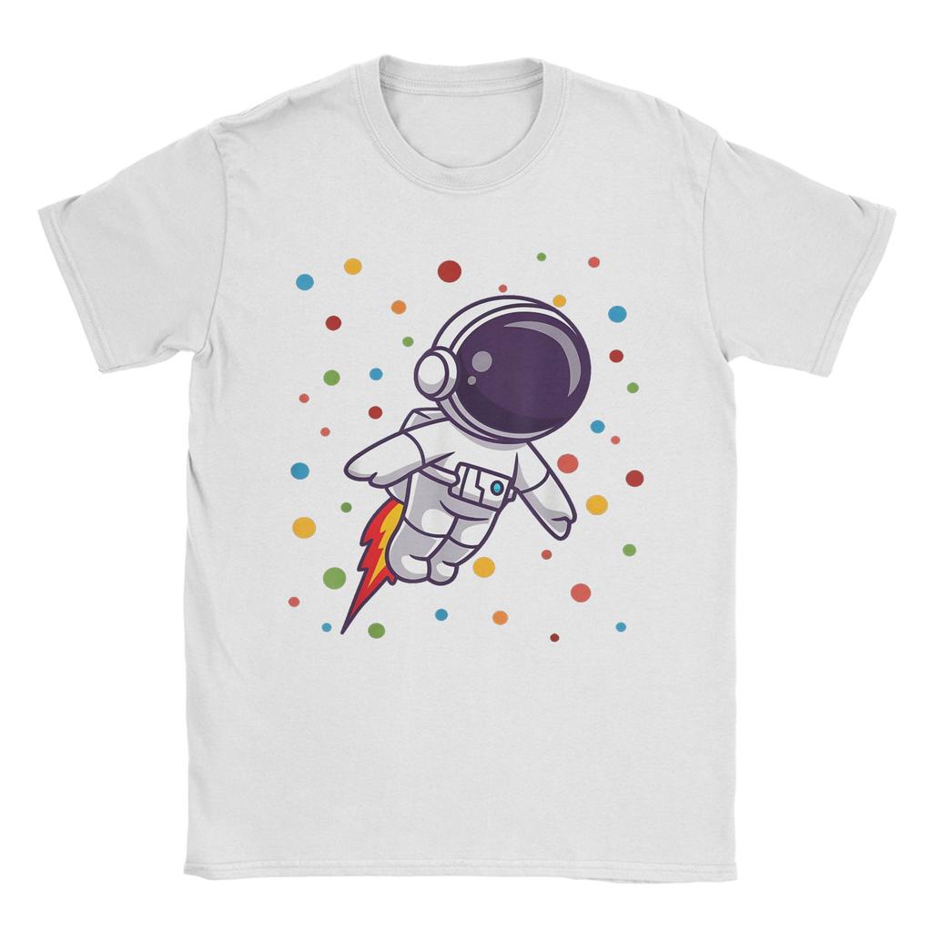 Astronaut Planets Astronaut Science Space Tshirts For Unisex Unisex Vintage Cotton Tee Shirt Short Sleeve T Shirts Summer Clothes