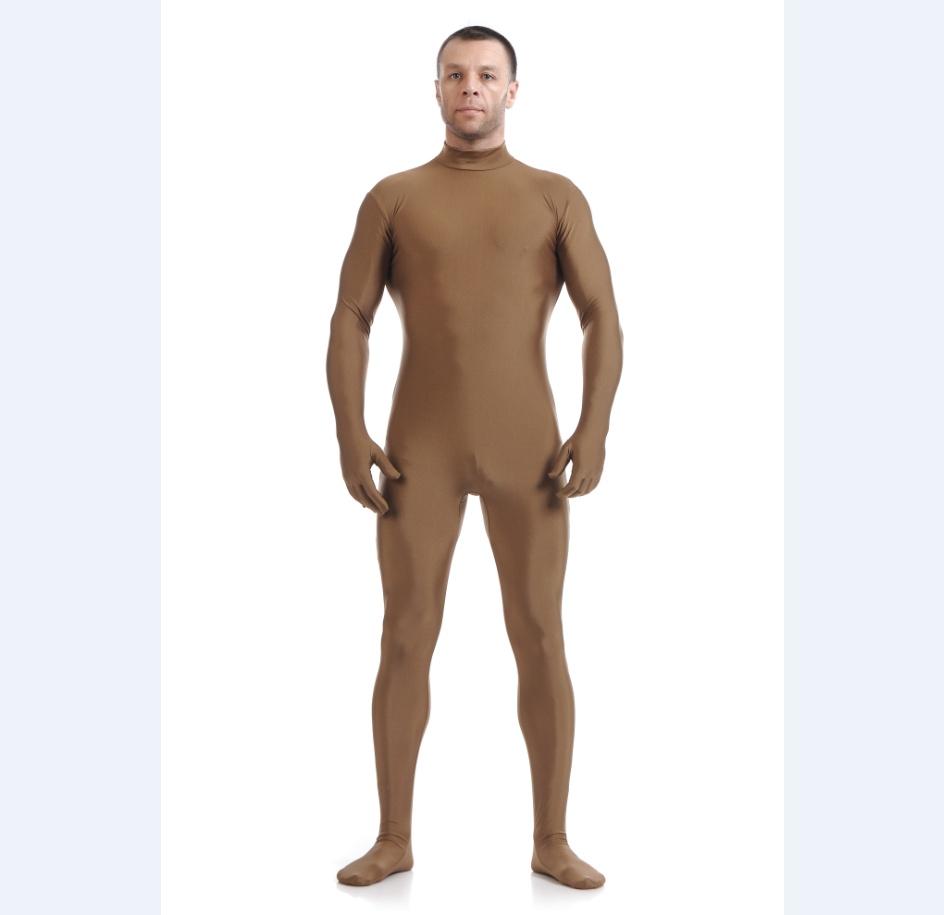 Luxurious Lycra Spandex Party Costume Bodysuit Catsuit Unitard No Hood Hands