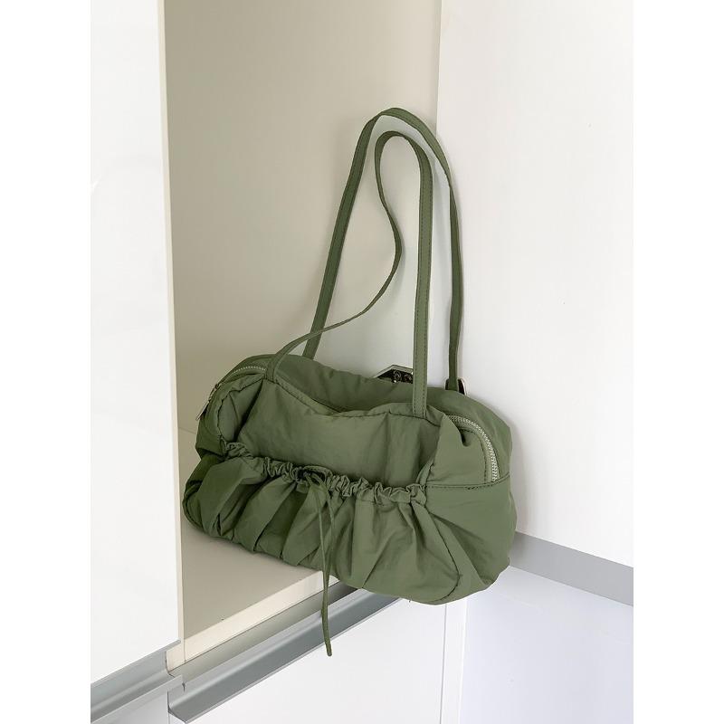 Folded underarm bag niche new shoulder bag women's casual large-capacity nylon commuter bag women