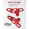 Oil Pump Alignment Tool Kit, Billet Aluminum Cam Swap Guiding Tool for Gen V LT1 LT4 LT5 L83 L86 L87 Engines (Red)