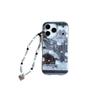 Winter Snowflake Hello Kitty iPhone Case for 14/15/16 Pro Max with Girly Heart Design