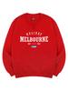 Ellamo Melbourne Sweatshirt Unisex Plus Size S~4Xl (Type A)