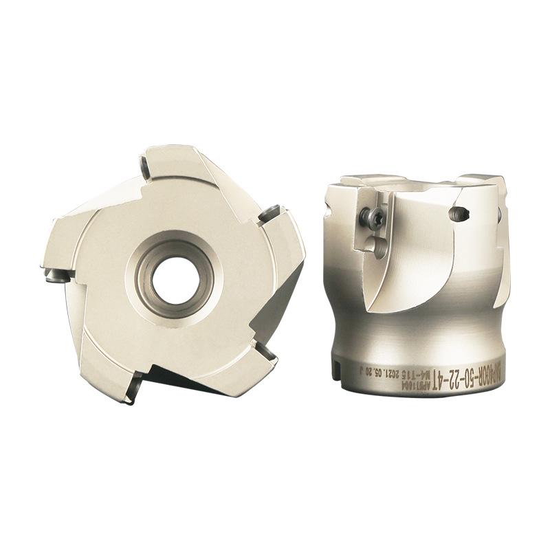 BAP400R Right Angle 90° Face Milling Cutter Head - APMT1604 Square Shoulder, 50-63mm FMB22, 4 Tooth