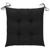 Foldable Garden Chairs with Cushions 4 pcs Solid Teak Wood