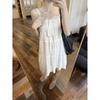 Autumn Daisy Lace Princess Dress - Women's Fashionable Dongdaemun Style