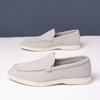 Fashion Stylish Trendy Outdoor Lazy Loafers Suede Leather Men's Slip on Shoes Summer New Driving Flats Casual Shoes Man Driving Footwear