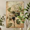 Hydrangea Vintage Metal Sign  Fun Floral Art Decor  Perfect for Gym Bar Caf Garage Restaurant Home and Garden Indoor