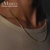 EMANCO Handmade Square Chain Necklace Stainless Steel Men Titanium Steel Clavicular Chain Jewelry Accessories Direct Wholesaler