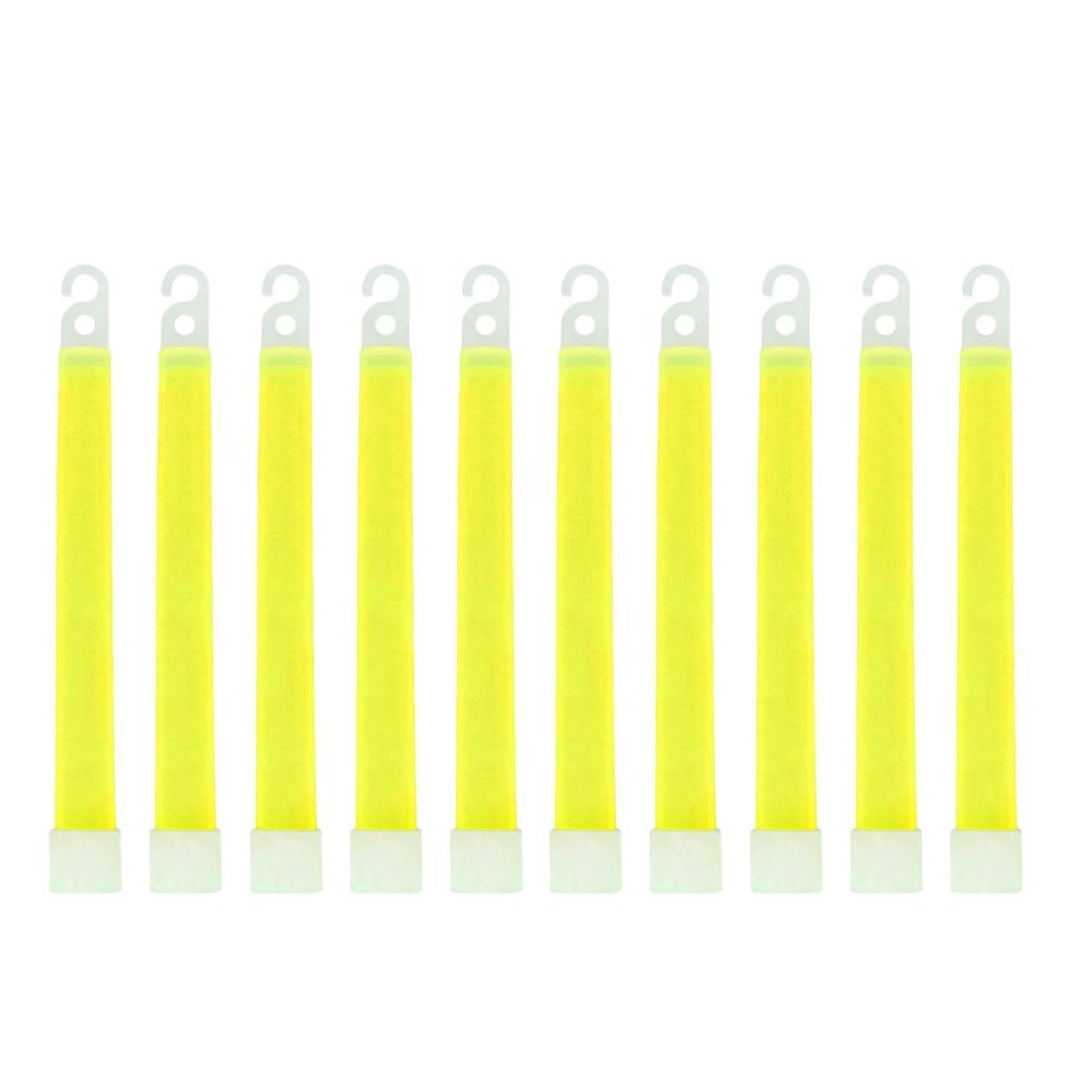 

10/20Pcs 6Inch Fluorescence Glowing Sticks with Hook LED Glow Stick Waterproof Concert Party Glow In The Dark Stick for Camping