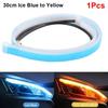 1/2Pcs 30cm DRL LED Strip RGB Turn Signal Durable Auto Headlights