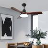 45W Domácnost Inteligentní proměnná frekvence Obývací pokoj Osvětlení elektrického ventilátoru Masivní dřevo Retro Osvětlení ventilátoru pro restaurace Plná specifikace