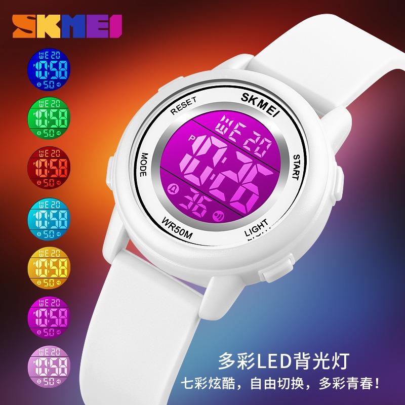 Children's Electronic Watch Children's Multi-colored Lights Fashion Electronic Watch Small Electronic Watch Beauty Area
