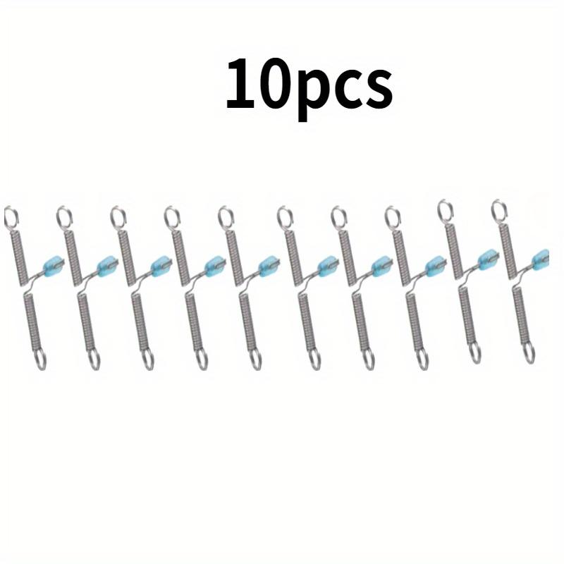 

10/20 шт. рыболовный крючок противозакручивающий разгрузочный пружинный разделитель быстроразъемный подлесок рыболовный крючок разделитель рыболовный инструмент аксессуары 10pcs синий