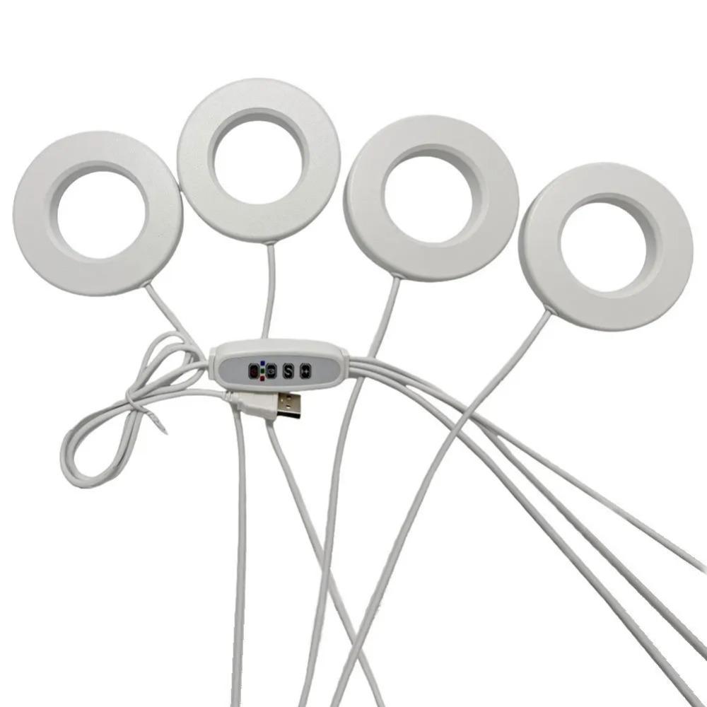 10 Dimming Levels Hanging LED Plant Light 1/2/3/4 Head Ceiling Grow Light  Small Plants