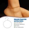 Fußkettchen Stilvoller Boho-Dekor Ketten Verstellbar Universell Fußschmuck Kreative Geschenke Knöchelarmbänder für Frauen Mädchen Hochzeiten