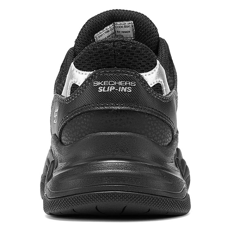 Skechers Slip-Ins Comfortable Versatile Sports Dad Shoes Women Sneakers Black 117686-BBK