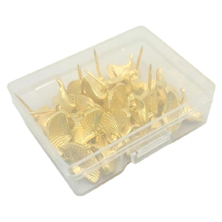 

School Classroom Stationery Push Pins Push Pins Ginkgo Leaf Design Bulletin Boards Wall Art Wall Mounting Tacks Set 1