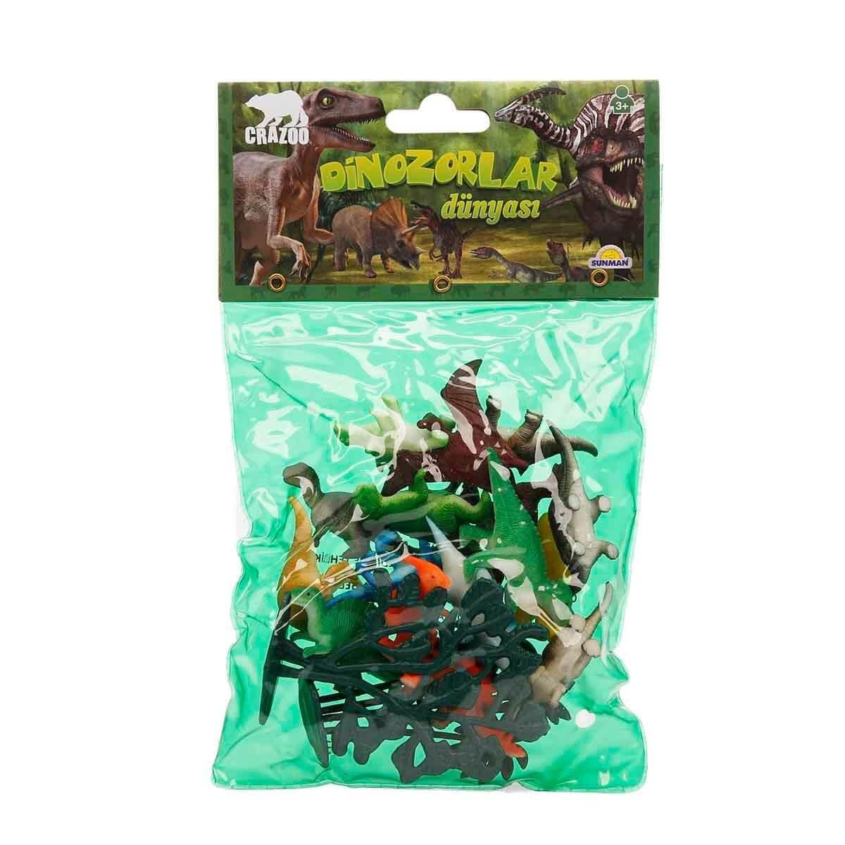 

0705 Игровой набор с животными World of Dinosaurs с сумкой